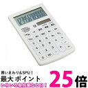 ナカバヤシ 電卓 モノカラー ホワイト ECH-2101T-W 送料無料 【SG95731】(2)