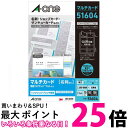 エーワン 名刺 マルチカード 両面クリアエッジ 厚口 フチまで印刷 100枚分 51604 送料無料 【SG97630】