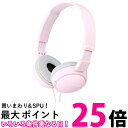 SONY ヘッドホン ZX MDR-ZX110(P) 【SS4905524937763】