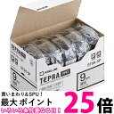 テプラ・プロ テープカートリッジ エコパック5コ入り 透明ラベル 黒文字 ST9K-5P(1パック) 【SS4971660763320】