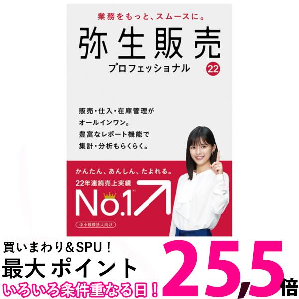 弥生 弥生販売 22 プロフェッショナル 通常版 消費税法改正対応【SS4956647145306】