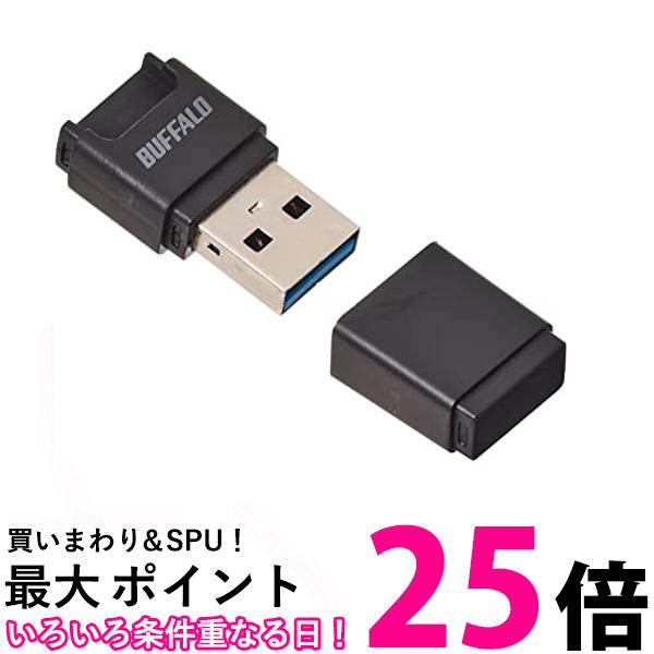 Хåե BSCRM100U3BK USB3.0 Type-Aб microSD ѥȥɥ꡼ ֥å BUFFALO SB02948