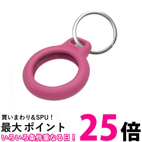 ベルキン 8W973btPNK AirTag用キーリング保護ケース ピンク Belkin 【SB07801】