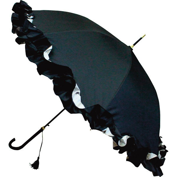 ギフト アズアズ 晴雨兼用遮光ジャンプ長傘 1段大フリル 712127 【STS228026980】