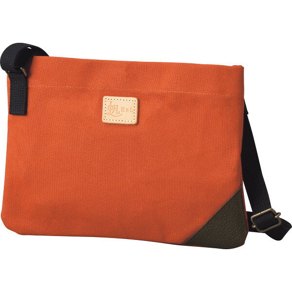ギフト HaL 倉敷産帆布×姫路レザー サコッシュ テラコッタ HAL88050-OR 【STS228038481】