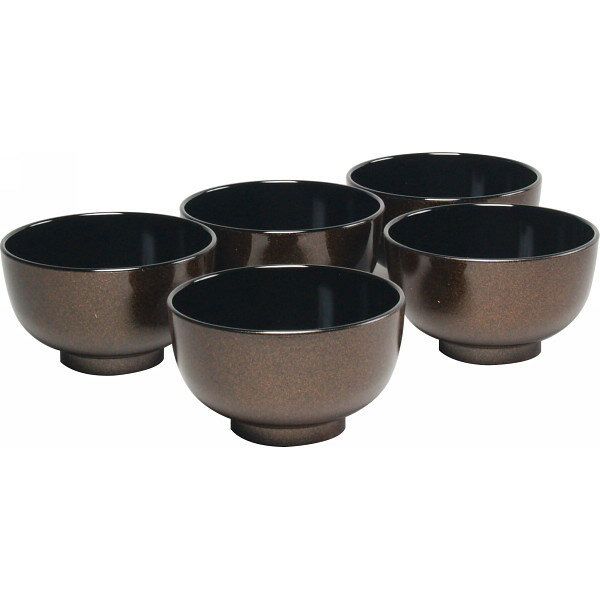 ギフト ラメ塗 汁椀5客揃 H06-63 【STS228051577】