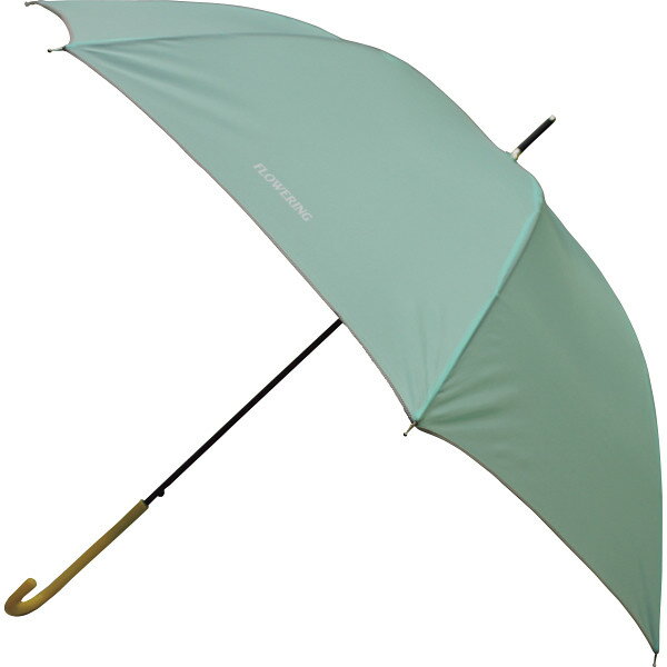 ギフト フラワーリング ジャンプ長傘 パステルグリーン 712144 【STS228068062】