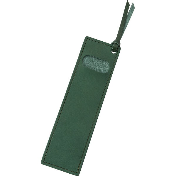 ギフト 革工房いんのしま しおりにもなるペンケース グリーン 63KI25-50 【STS228201668】