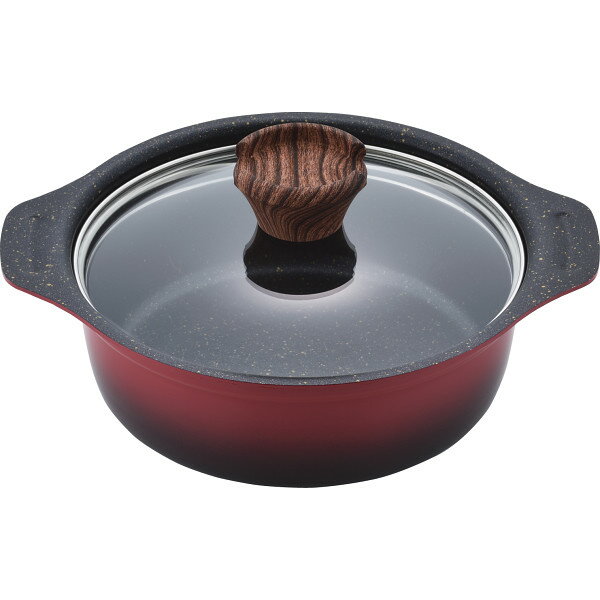 ギフト 彩食庵 フチ付卓上鍋（18cm） MB-2057 【STS228217653】