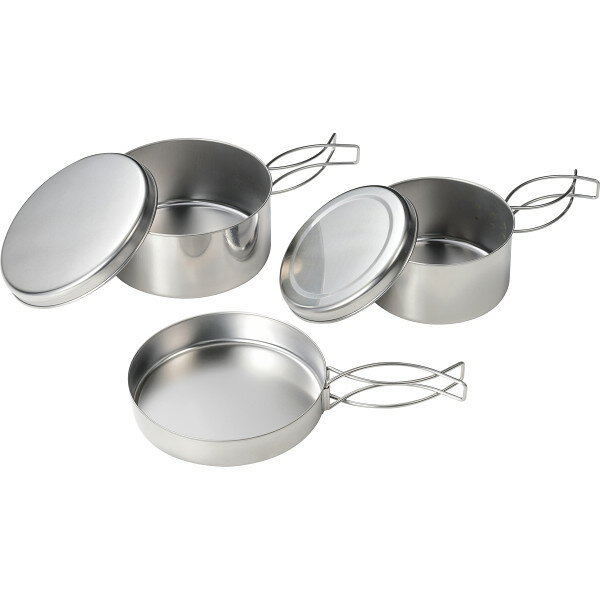 ギフト コンパクトに収納できるクッカー5点セットA MH-1542 【STS228265526】