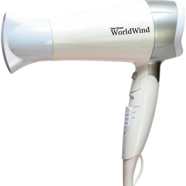 ギフト フカイ ワールドウインドヘアードライヤー ホワイト FHD-1209K 【STS228276137】