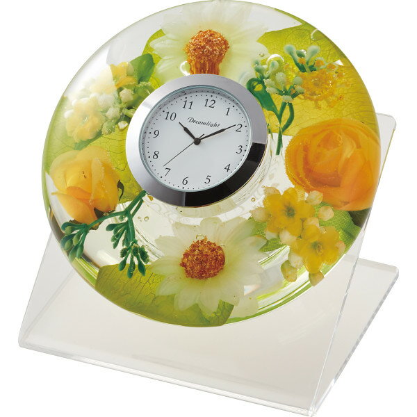 ギフト ドリームライト 置き時計 スプリングフラワー CDD7241CL 【STS228276340】