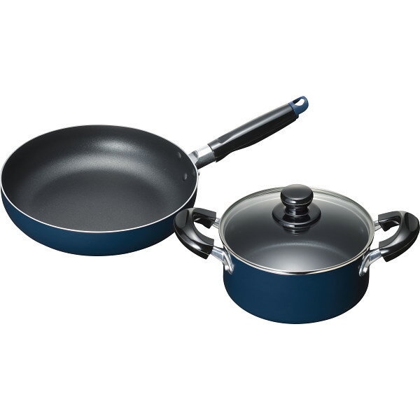 ギフト スティージー 両手鍋（18cm）＆フライパン（24cm） MB-2378 【STS228280916】