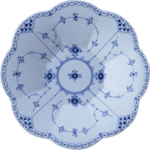 ギフト ロイヤルコペンハーゲン ブルーフルーテッド ハーフレース ペタルボウル 1024806 【STS228389055】のサムネイル