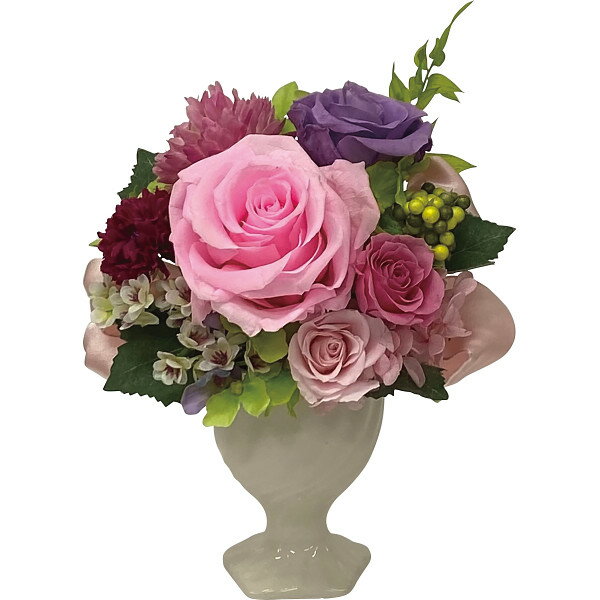 ラフィネ（プリザーブドフラワー） ピンク bc-13101-P 【STS230260080】