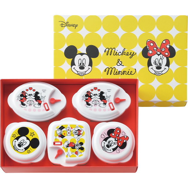 ミッキー＆ミニー レンジ容器5点セット MM-109 【STS230474080】
