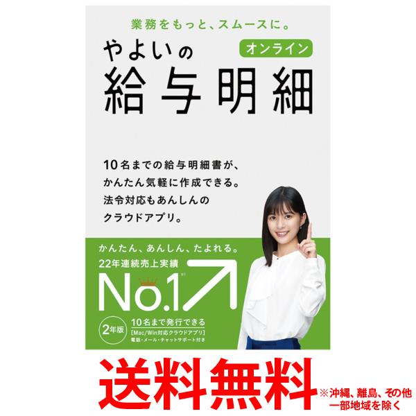 弥生 やよいの給与明細 オンライン 法令改正対応 【SS4956647360068】