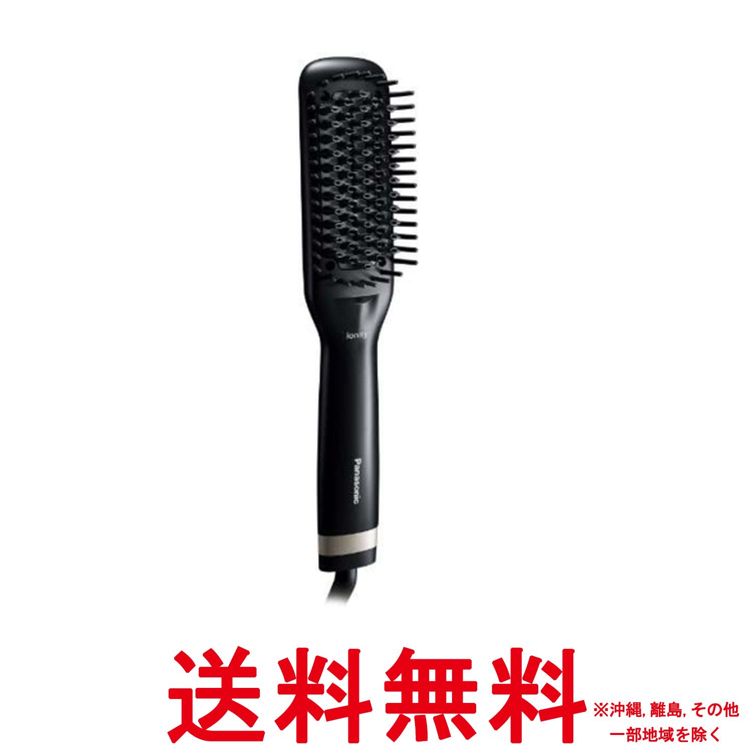 パナソニック ブラシアイロン ストレート イオニティ マイナスイオン スリムブラシ 海外対応 黒 EH-HS2..
