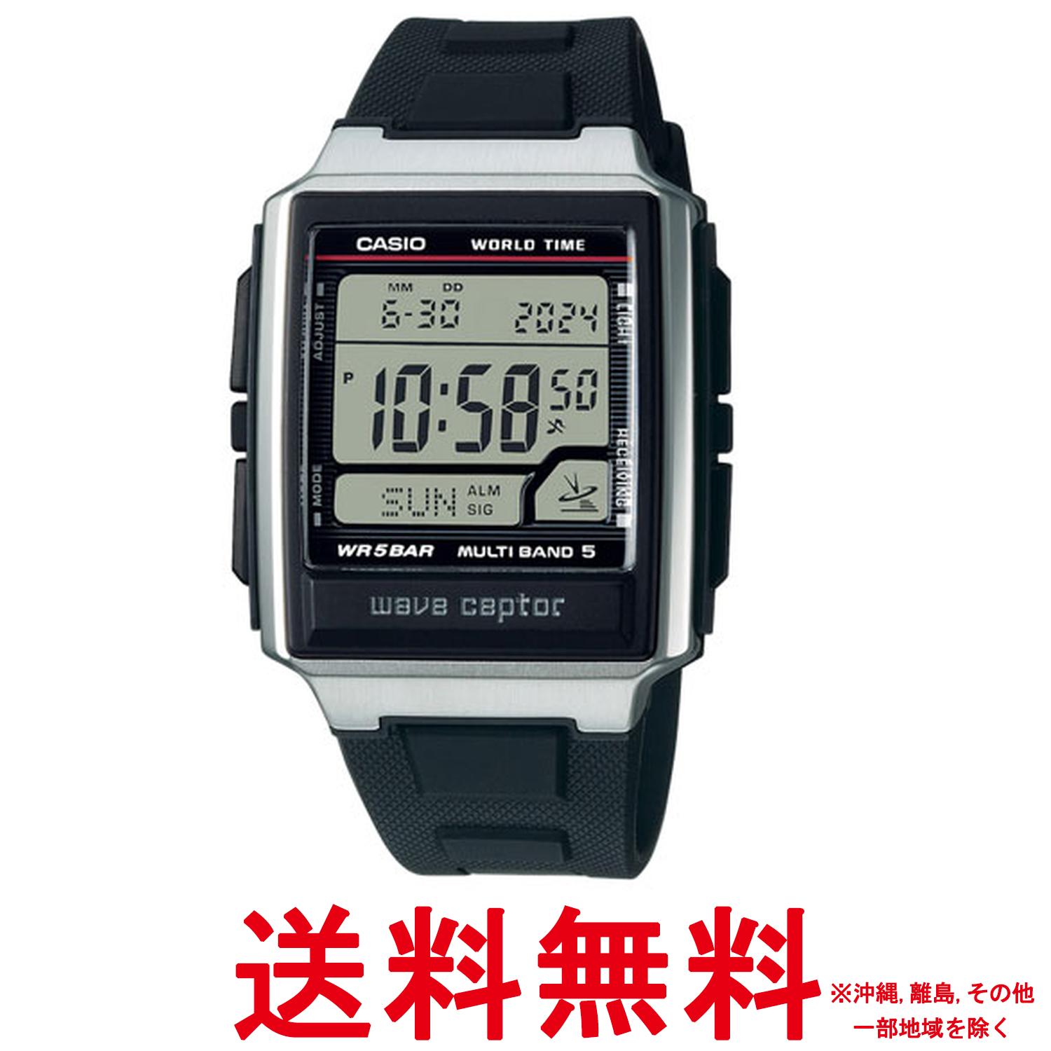 カシオ 腕時計 ウェーブセプター 電波時計 WV-59R-1AJF メンズ ブラック【SS4549526305818】