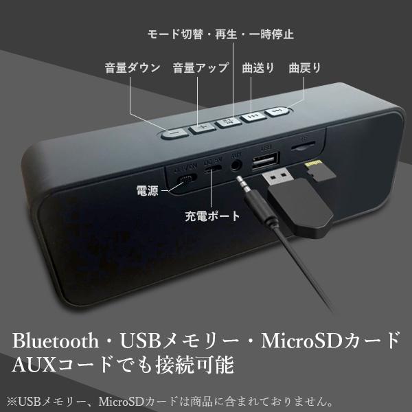 3個セット スピーカー Bluetooth ワイヤレス Bluetooth5.0 10時間再生 ブルートゥース TWS機能 1500mAh (管理S) 【SK31027】 3