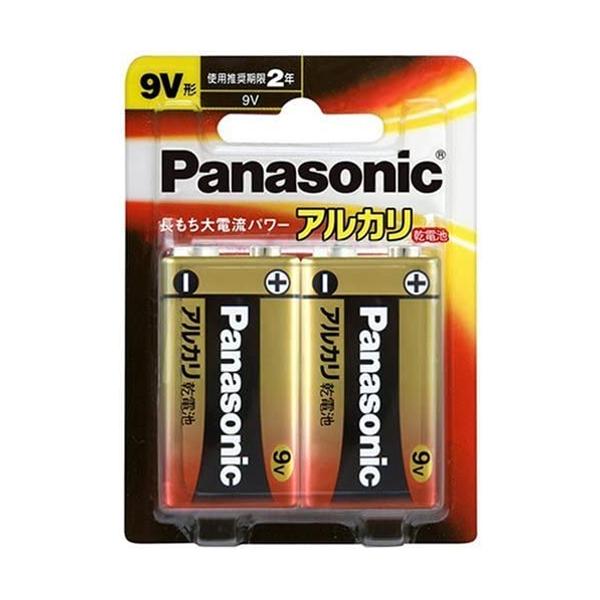 パナソニック LR61XJ/2B アルカリ乾電池9V形 2本パック 乾電池 【SB00707】