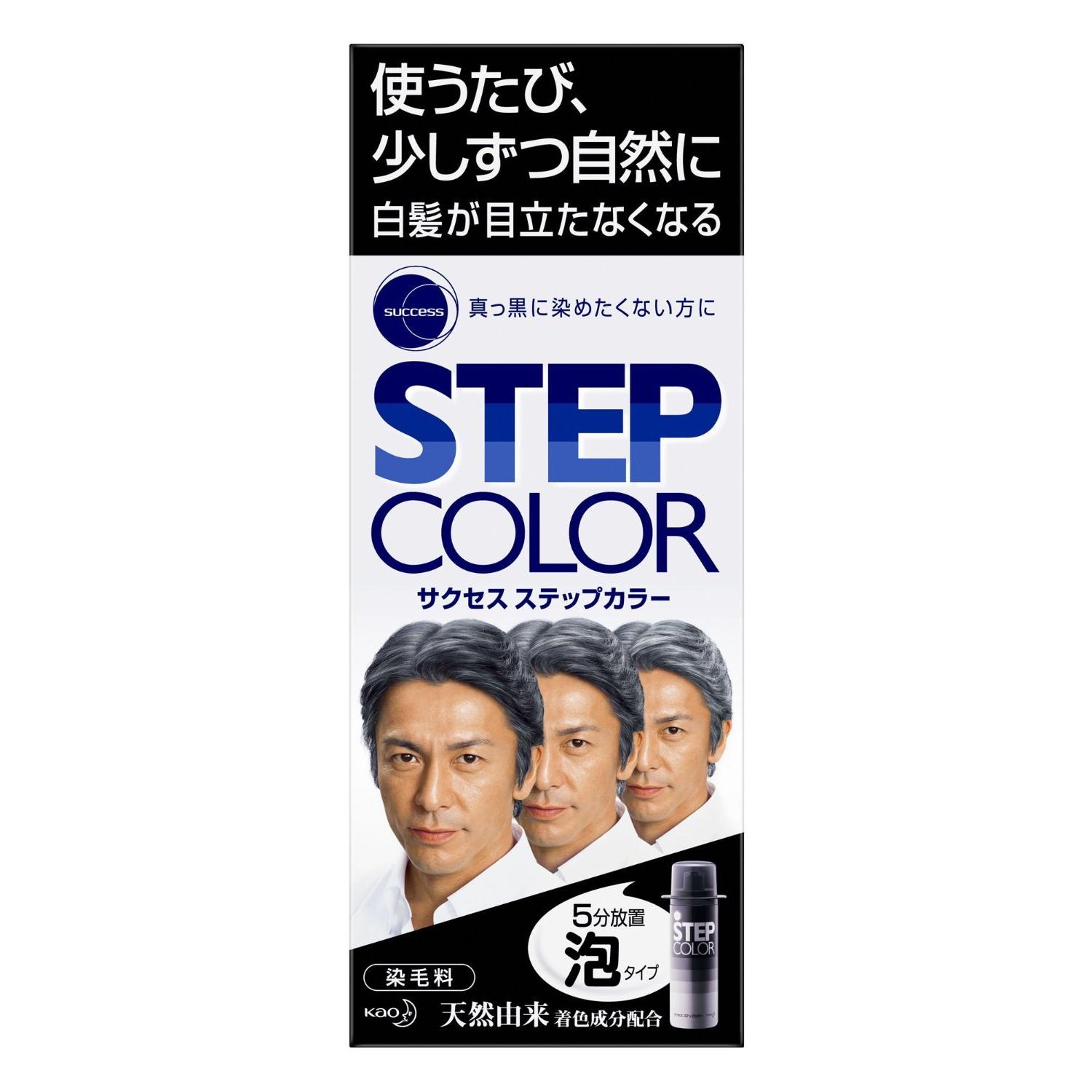 花王 サクセス ステップカラー 110g 白髪染め 【SB00810】