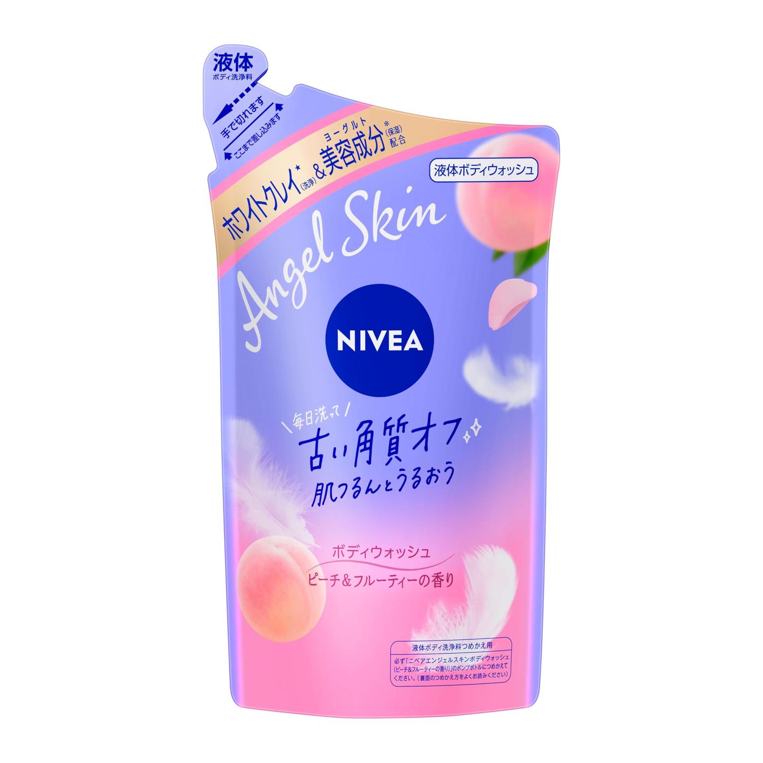Rakuten - 花王 ニベア エンジェルスキン ボディウォッシュ ピーチ＆フルーティーの香り つめかえ用 360ml ボディソープ 【SB01055】