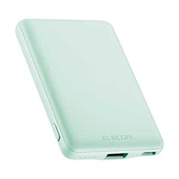 쥳 DE-C37-5000GN ꡼ ХХåƥ꡼ 5000mAh 12W ѥ   iPhone Android Ƽб SB02276