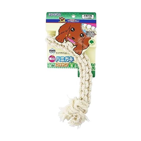 ドギーマン 犬用おもちゃ 毎日ハミガキコットン スティック S サイズ 犬 デンタルケア 【SB02457】のサムネイル