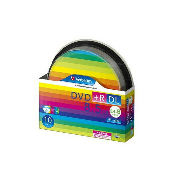 OHP~JfBA Verbatim DVD+R DL 8.5GB DTR85HP10SV1 2.4-8{ 1L^p XshP[X 10pbN ChΉ zCg[x ySB02981z