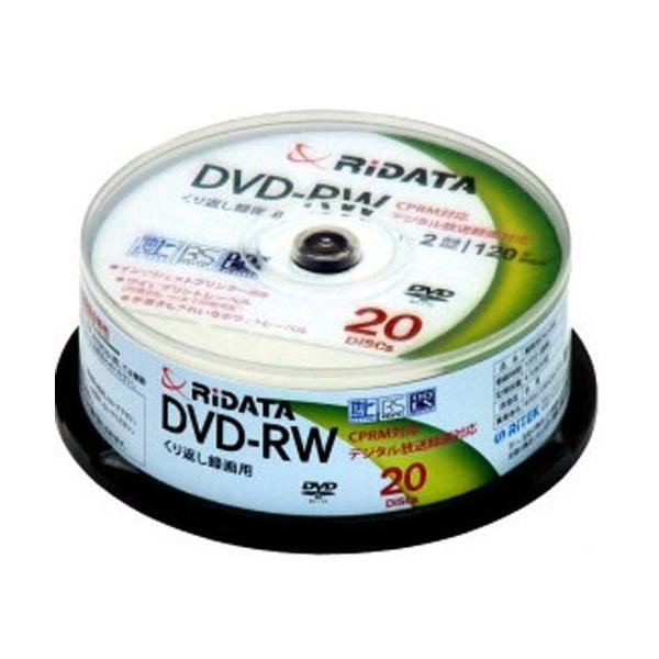 RiDATA DVD|RW120 20WHT CPRMΉ^pDVD-RW 2X 20Xsh ySB04097z