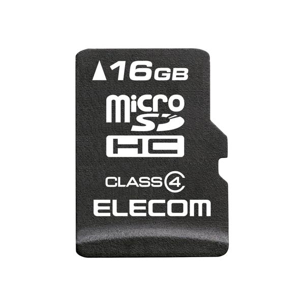 エレコム MF-MSD016GC4R microSD 16GB Class4 microSDHCメモリーカード ELECOM 【SB07972】