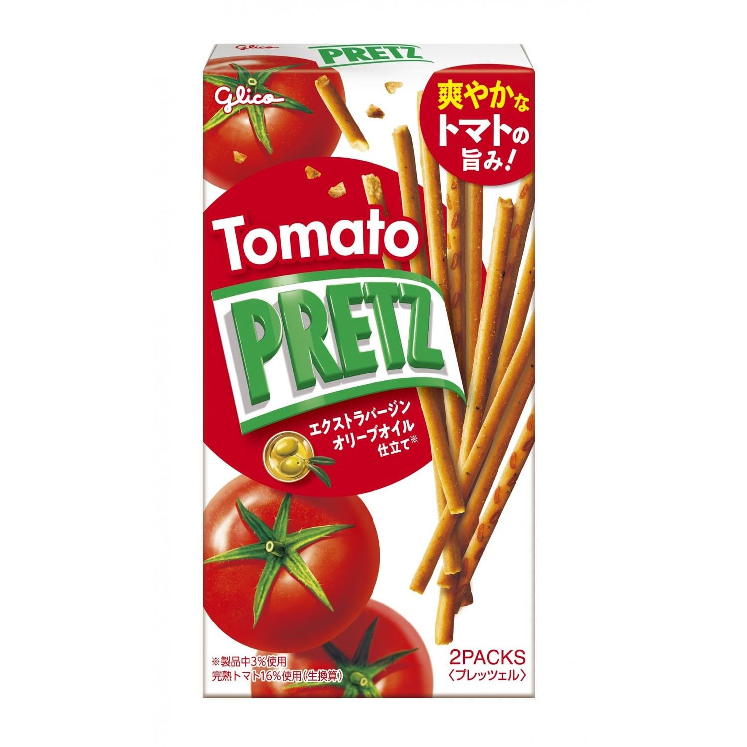 ■食品 ■日本 ■江崎グリコ ■成分 小麦粉(国内製造)、植物油脂、ショートニング、砂糖、トマトペースト、でん粉、醸造酢(トマト酢)、イースト、ベジタブルペースト、オニオンシーズニング、食塩、乾燥ほうれんそう、こしょう／加工デンプン、調味料(無機塩等)、香料、乳化剤、酸味料、香辛料抽出物、(一部に乳成分・小麦・大豆を含む) ■広告文責：Think Rich Store TEL 082-881-1870 掲載商品の仕様や付属品等の詳細につきましては メーカーに準拠しておりますので メーカーホームページにてご確認下さいますよう よろしくお願いいたします。 当店は他の販売サイトとの併売品があります。 ご注文が集中した時、システムのタイムラグにより在庫切れとなる場合があります。 その場合はご注文確定後であってもキャンセルさせて頂きますのでご了承の上ご注文下さい。