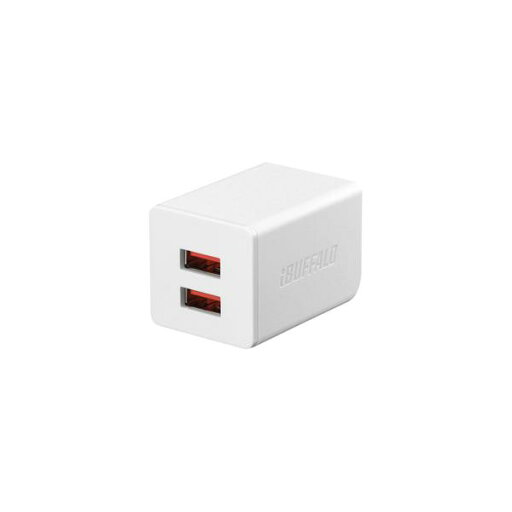 バッファロー BSMPA2402P2WH ホワイト USB充電器 2.4A急速 USB×2 オートパワーセレクト搭載 【SB08704】 バッファロー BSMPA2402P2WH ホワイト USB充電器 2.4A急速 USB×2 オートパワーセレクト搭載 【SB08704】