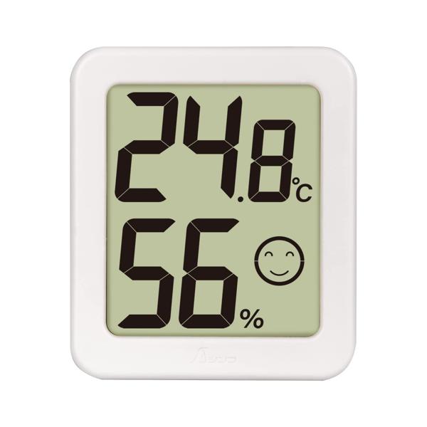 シンワ測定 73244 デジタル温湿度計 環境チェッカー ミニ ホワイト Shinwa Sokutei 【SB09145】