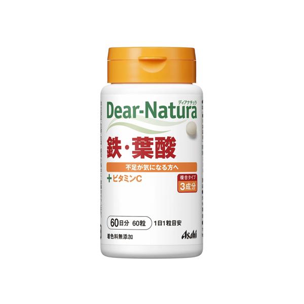 アサヒ ディアナチュラ 鉄 葉酸 60日分 60粒 【SB09221】