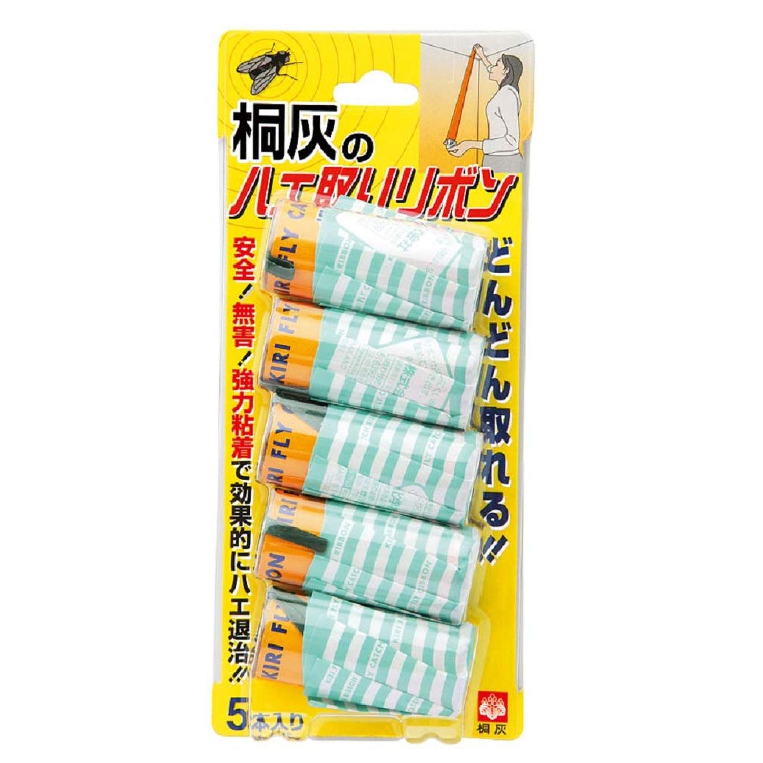 小林製薬 桐灰 ハエ取りリボン 5本入 日用品 虫よけ 【SB09669】