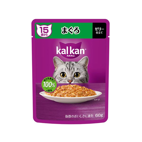 【レビュー投稿で100円OFFクーポン】マースジャパン カルカンパウチ まぐろ 60g×8袋 マースジャパン ウェットフード 猫 ペット キャットフード