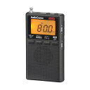 オーム電機 RAD-P300S-K DSPポケットラジオ AM/FMステレオ ブラック OHM 【SB10836】