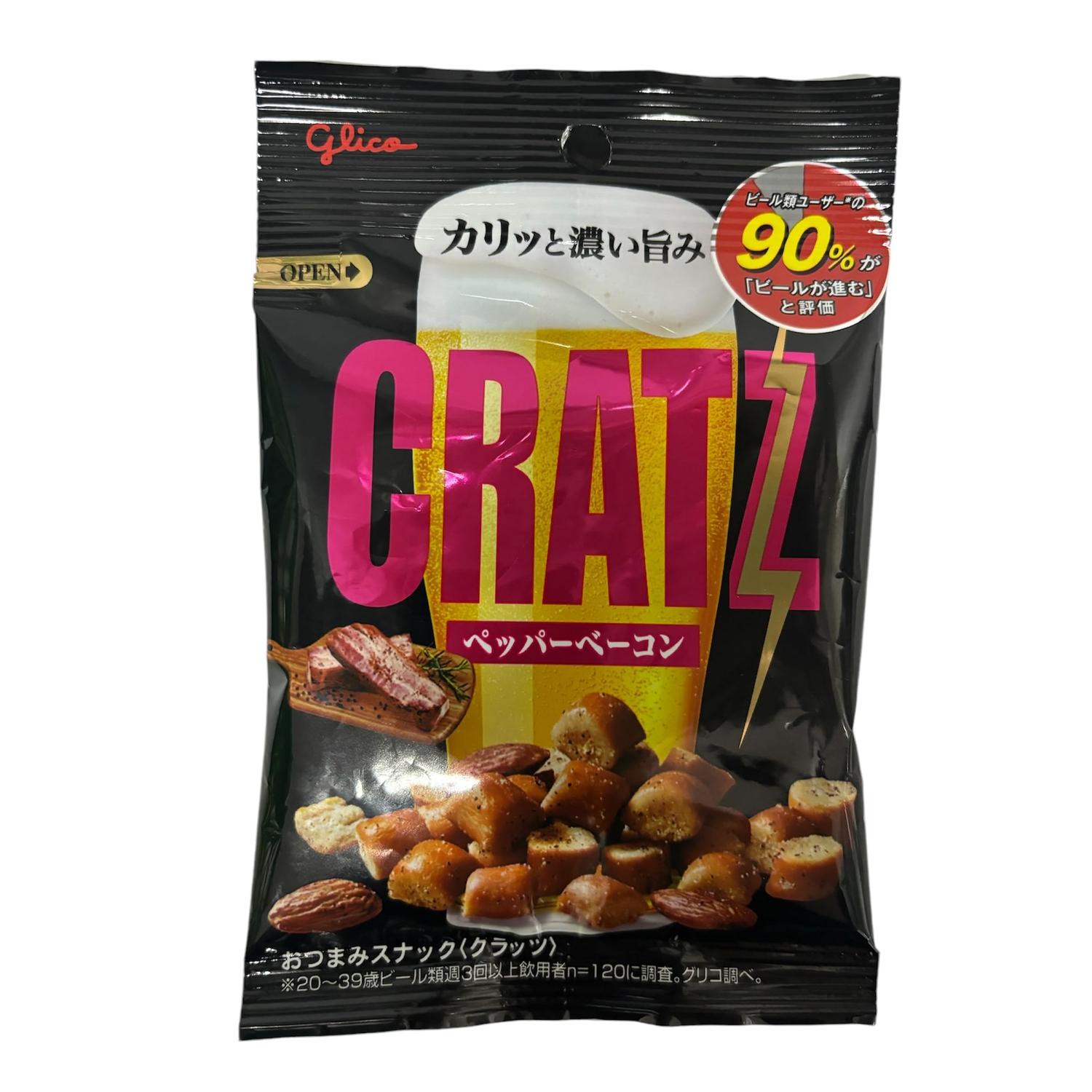 江崎グリコ ククラッツ ペッパーベーコン 42g グリコ おつまみ スナック菓子 お菓子 【SB12135】 thinkrich-10261237 THINK RICH STORE パッケージ画像