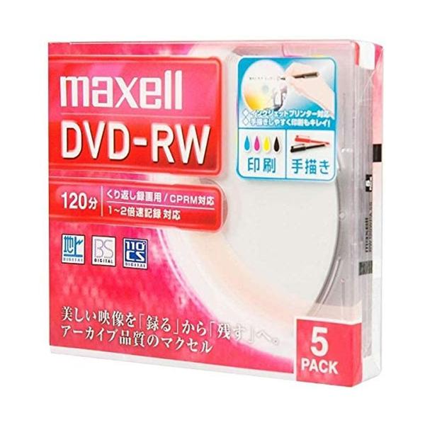 �ޥ����� DW120WPA.5S Ͽ����DVD-RW ɸ��120ʬ 1-2��® �磻�ɥץ�󥿥֥�ۥ磻�� maxell ��SB13406��