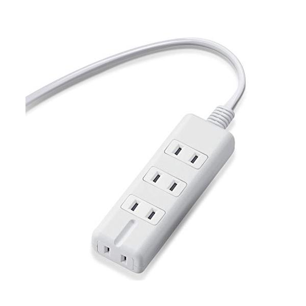 エレコム T-KM01-2410WH ホワイト 電源タップ マグネット 1m 4個口 ELECOM 【SB14552】...