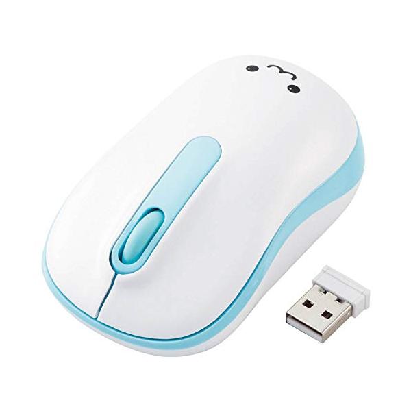 Rakuten - エレコム M-DY11DRSKBU ブルー ワイヤレスマウス 静音 抗菌 3ボタン Mサイズ ELECOM 【SB14561】