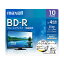 maxell BRV25WPE.10S Ͽ BD-R ɸ130ʬ 4® 磻ɥץ󥿥֥ۥ磻 10ѥå SB15369