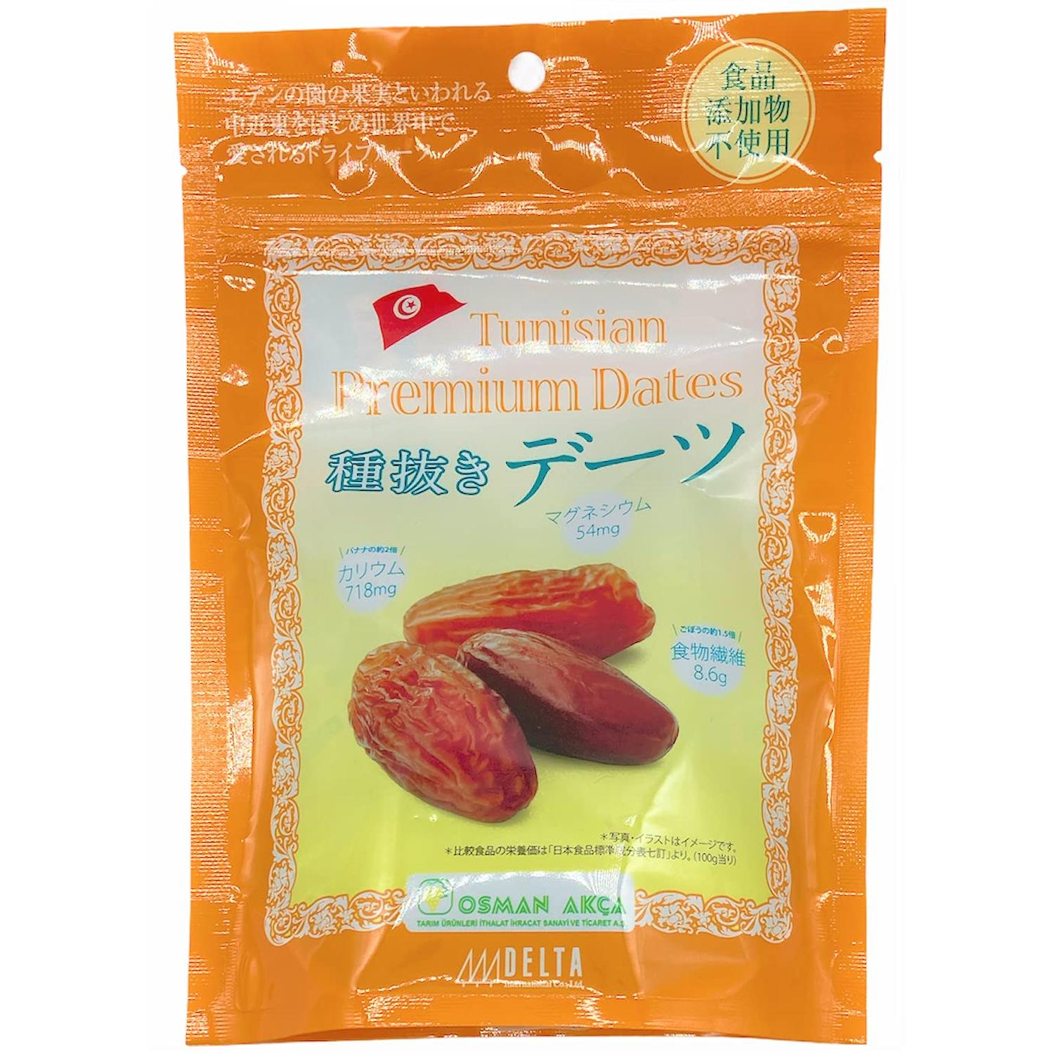 ■食品 ■チュニジア ■デルタインターナショナル ■成分 デーツ(チュニジア) ■広告文責：Think Rich Store TEL 082-881-1870 掲載商品の仕様や付属品等の詳細につきましては メーカーに準拠しておりますので メーカーホームページにてご確認下さいますよう よろしくお願いいたします。 当店は他の販売サイトとの併売品があります。 ご注文が集中した時、システムのタイムラグにより在庫切れとなる場合があります。 その場合はご注文確定後であってもキャンセルさせて頂きますのでご了承の上ご注文下さい。