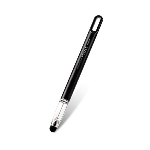 エレコム P-TPGCPZBK ブラック タッチペン パズルゲーム専用 超感度タイプ スマホ タブレット 対応 【S..