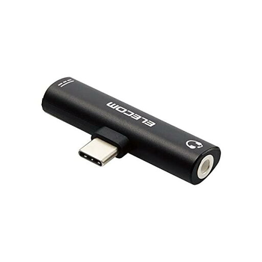 エレコム MPA-C35PDBK ブラック 音声変換アダプタ Type-C-4極φ3.5mmイヤホンジャック 給電機能付 【SB16979】 エレコム MPA-C35PDBK ブラック 音声変換アダプタ Type-C-4極φ3.5mmイヤホンジャック 給電機能付 【SB16979】