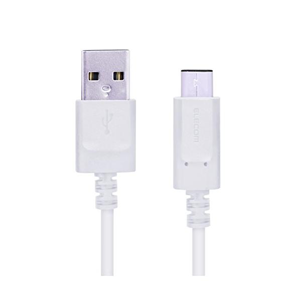 ���쥳�� MPA-AC05NWH �ۥ磻�� 0.5m USB TYPE C �����֥� ������C USB A to USB C 3A���Ϥ�Ķ��®���� ��SB16988��