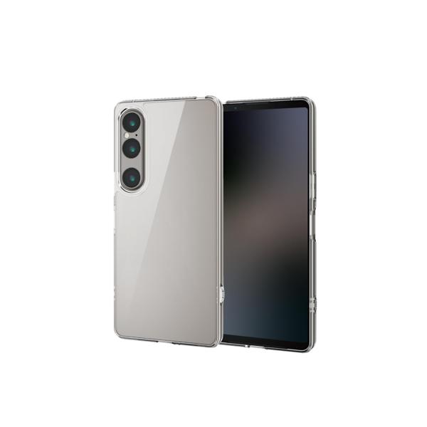 Rakuten - エレコム PM-X242HVCKCR クリア Xperia 1 VI (SO-51E) ケース ハイブリッド 硬度5H 衝撃吸収 ストラップホール付 ELECOM 【SB19087】