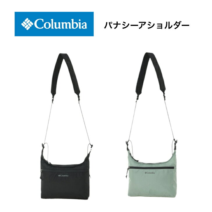 商品情報素材/材質100D Robic Mini R/S(ナイロン 100%)サイズ/寸法高さ/幅/奥行 (目安)：17.5cm×23cm×4cm重量(g) (目安)：90g容量(L) (目安)：3Lその他商品説明この商品は当店実店舗でも販売しております。在庫数の更新は随時行っておりますが、お買い上げいただいた商品が、品切れになってしまうこともございます。その場合、お客様には必ず連絡をいたしますが、万が一入荷予定がない場合は、キャンセルさせていただく場合もございますことをあらかじめご了承ください。注意モニター発色の具合により色合いが異なる場合がございます。Columbia パナシーアショルダー バッグ 3L 軽量 撥水 耐久性 ナイロン PU7259 Black / Crushed Blue 90gの軽さで、必要なものだけ携行。 ハイキングのサブバッグに使いやすい、3L容量の軽量サコッシュ。【特徴】・容量3L（目安）・コロンビア独自のはっ水（撥水）機能「オムニシールド」・軽量性と耐久性を備えたRobic 100Dナイロン素材・内ポケットに収納できるパッカブル仕様・フロントポケット内キーフックループ付き・すばやくフィット感を調整できるショルダーストラップ・肩への負担を軽減する幅広ショルダーパッド約90gの軽量設計に、3L容量を備えたパッカブル仕様のサコッシュです。Robic 100Dナイロン素材を使用し、軽さと耐久性に配慮。内ポケットへ本体を収納できるため、バックパック内のサブバッグとして持ち運びやすい設計です。幅広のショルダーパッドと長さ調整機能により、移動中も体に沿わせやすくなっています。ハイキングの行動バッグや旅行時のサブバッグに、バックパックと併用して必要な荷物を身軽に持ち運べます。 5
